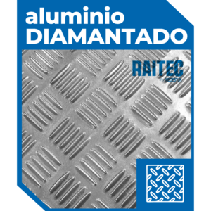 Aluminio Diamantado 1000 x 3000mm