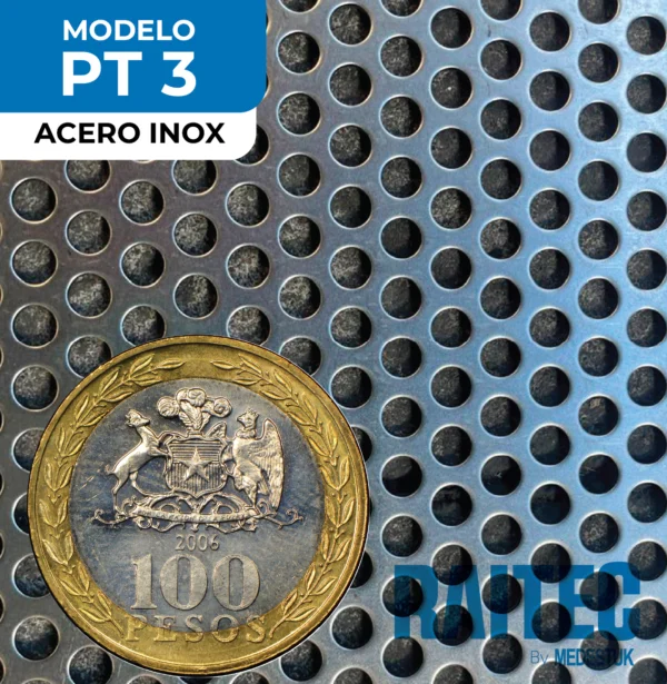 PT 3 Inox de 1x2m<br>Espesor [1.0mm]